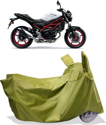 Amexride Two Wheeler Cover for Suzuki(SV650, Maroon)