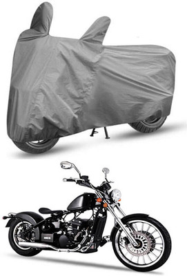MMSSTAR Waterproof Two Wheeler Cover for Universal For Bike(Bobber 350, Grey)