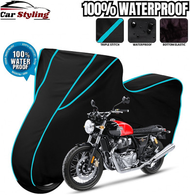 Car Styling Waterproof Two Wheeler Cover for Royal Enfield(Interceptor 650, Multicolor)