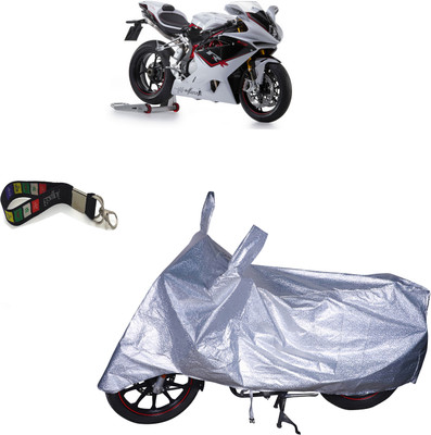 UKIGAL Waterproof Two Wheeler Cover for MV Agusta(BS6, Silver)