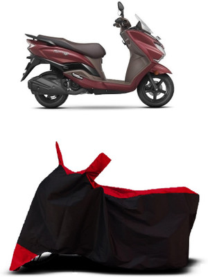 VESMEI Two Wheeler Cover for Suzuki(Burgman Street 125, Red)