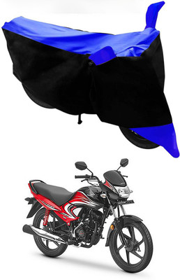 Furious3D Two Wheeler Cover for Honda(Dream Yuga, Blue, Black)