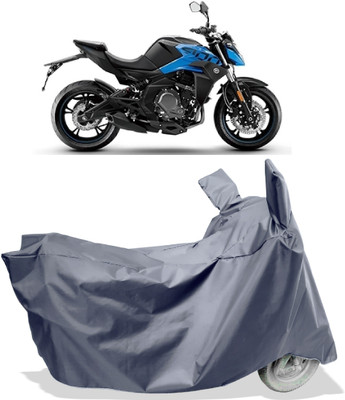 Amexride Two Wheeler Cover for CFMoto(400NK, Grey)