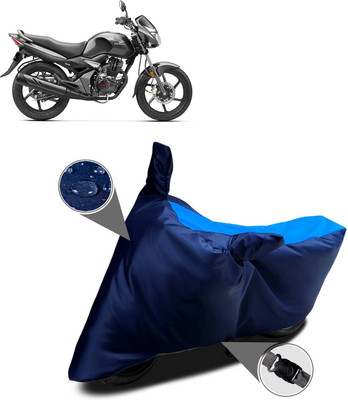 PAGORA Waterproof Two Wheeler Cover for Honda(CB Unicorn 150, Blue)