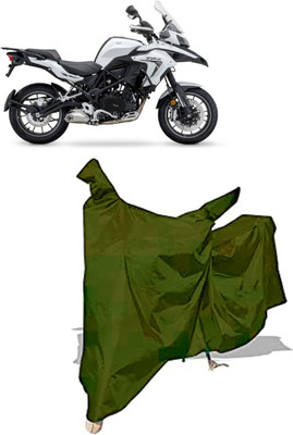 Amexride Two Wheeler Cover for Benelli(TRK 502, Green)