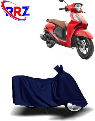 RRZ Two Wheeler Cover for Yamaha(Fascino 125 FI, Blue)