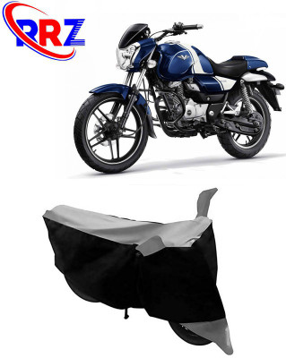 RRZ Waterproof Two Wheeler Cover for Bajaj(V15, Black, Grey)