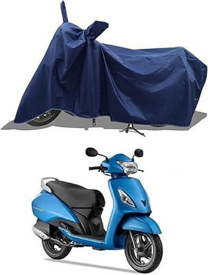 KANISHA ENTERPRISES Waterproof Two Wheeler Cover for TVS(Jupiter, Black)
