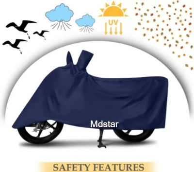SK AUTO Waterproof Two Wheeler Cover for Royal Enfield(Bullet 350, Blue)