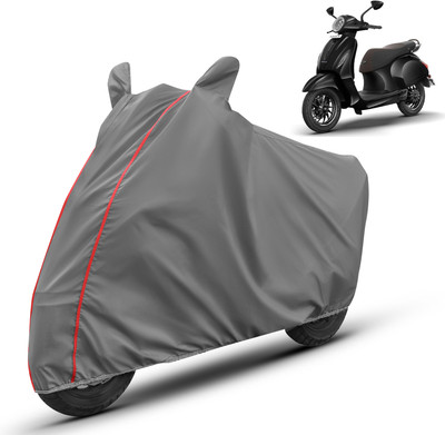 AUTOMOZEXO Waterproof Two Wheeler Cover for Bajaj(Chetak, Grey)