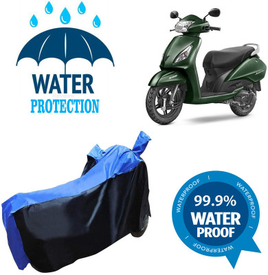 RTS COLLECTIONS Waterproof Two Wheeler Cover for TVS(Jupiter Grande, Multicolor)