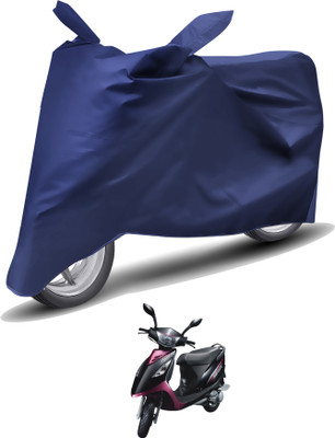Caronix Waterproof Two Wheeler Cover for TVS(Streek, Blue)