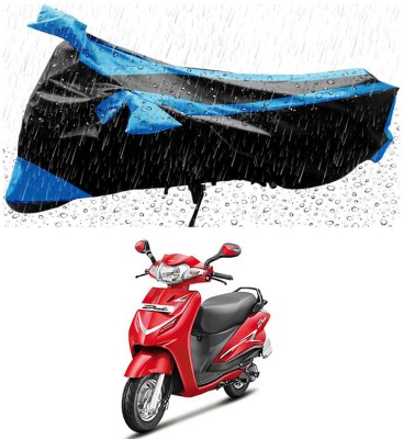 Ascension Two Wheeler Cover for Hero(Duet, Black, Blue)