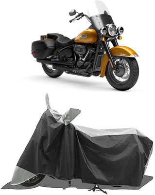 GROFATIK Two Wheeler Cover for Harley Davidson(Heritage Softail Classic, Grey)