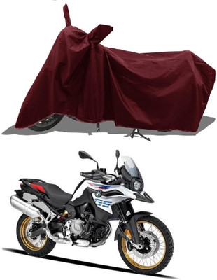 Mdstar Waterproof Two Wheeler Cover for BMW(F 850 GS, Maroon)