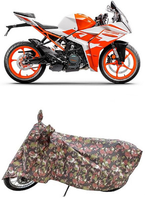 Coxtor Waterproof Two Wheeler Cover for KTM(RC 125 BS6, Multicolor)