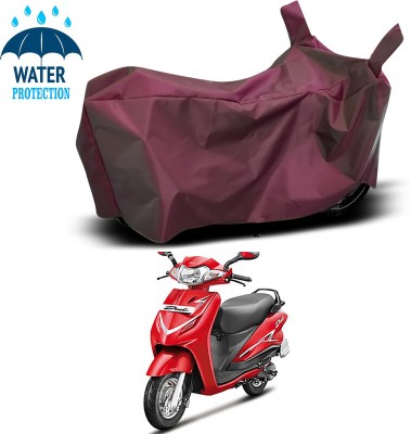 Ascension Waterproof Two Wheeler Cover for Hero(Duet VX 110CC, Maroon)