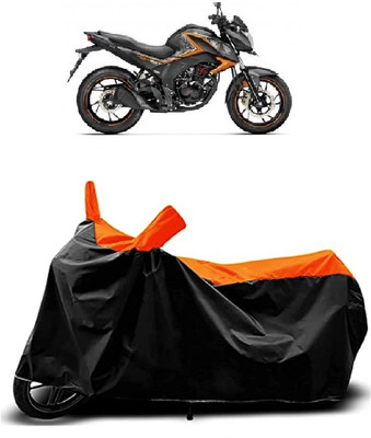 VESMEI Two Wheeler Cover for Honda(CB Hornet 160R, Orange)