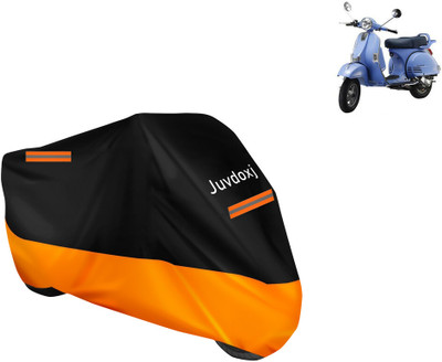 Juvdoxj Waterproof Two Wheeler Cover for LML(Star Euro, Orange)