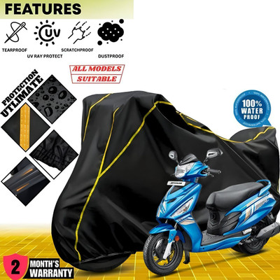 OliverX Waterproof Two Wheeler Cover for Hero(Maestro, Black)