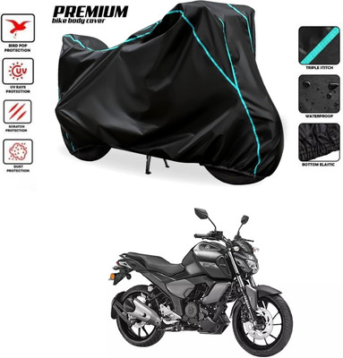 SThanaveX Two Wheeler Cover for Yamaha(FZ16, Black)