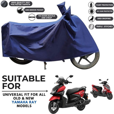 MADAFIYA Two Wheeler Cover for Yamaha(RayZR 125 Fi, Blue)