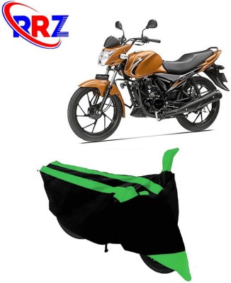 RRZ Waterproof Two Wheeler Cover for Suzuki(Sling Shot, Black, Green)