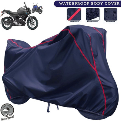 MADAFIYA Two Wheeler Cover for Yamaha(FZS 25, Blue, Red)