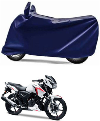 Aamaya Store Waterproof Two Wheeler Cover for TVS(Apache RTR 160, Blue)
