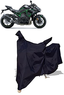 Amexride Two Wheeler Cover for Kawasaki(ZH2 BS6, Black)