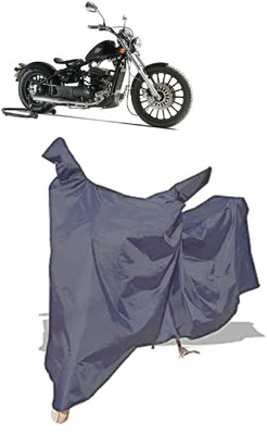 Amexride Two Wheeler Cover for Royal Enfield(Bobber 350, Grey)