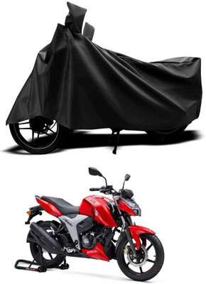 OliverX Waterproof Two Wheeler Cover for TVS(Apache, Black)