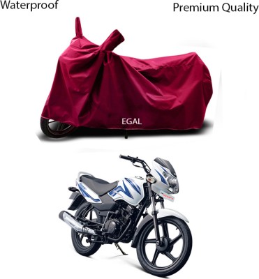 EGAL Waterproof Two Wheeler Cover for TVS(Sport ES BS6, Maroon)