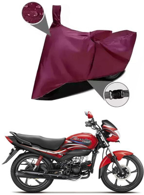 AASHTIK MART Two Wheeler Cover for Hero(Passion Pro i3S, Maroon)