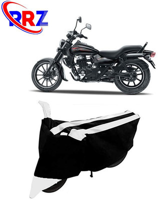 RRZ Waterproof Two Wheeler Cover for Bajaj(Avenger 150 Street, Black, White)