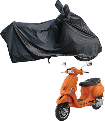 Motodreka Waterproof Two Wheeler Cover for Piaggio(Vespa SXL, Black)