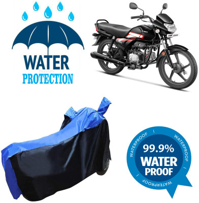 RTS COLLECTIONS Waterproof Two Wheeler Cover for Hero(HF, Multicolor)