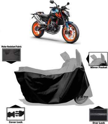 Amexride Two Wheeler Cover for KTM(890 Duke, Grey)