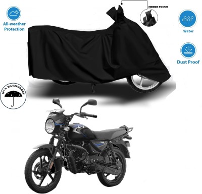 STARHONEY Waterproof Two Wheeler Cover for Bajaj(CT 125X, Black)