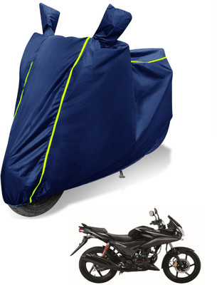 Auto Hub Waterproof Two Wheeler Cover for Honda(CBF Stunner, Blue)