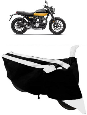 ABORDABLE Two Wheeler Cover for Honda(CB350RS, Black, White)