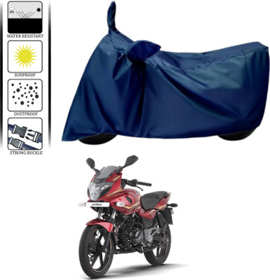 DeepShakshi AUTOMOTIVE Waterproof Two Wheeler Cover for Bajaj(Pulsar 220F, Blue)