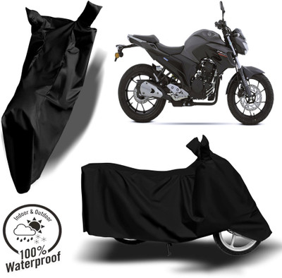 Autoinnovation Waterproof Two Wheeler Cover for Yamaha(FZ 25, Black)