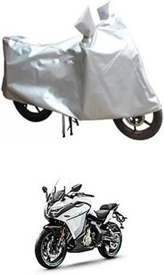 APNEK Waterproof Two Wheeler Cover for Universal For Bike(Silver)