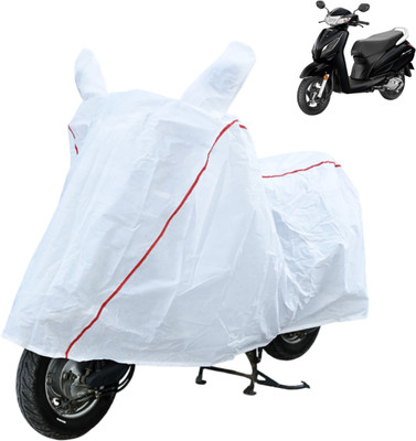 ASHVA Waterproof Two Wheeler Cover for Honda(Activa, White)