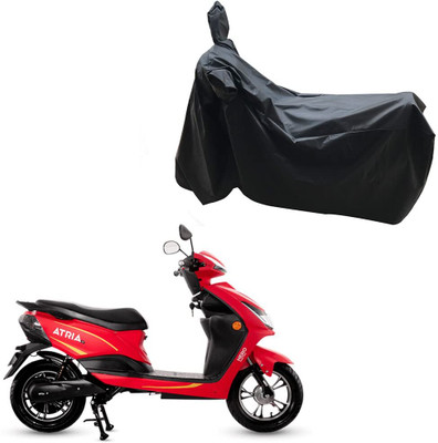 AASHTIK MART Two Wheeler Cover for Hero(Motocorp Electric Atria, Black)