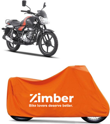 THE REAL ARV Two Wheeler Cover for Bajaj(V12, Orange)