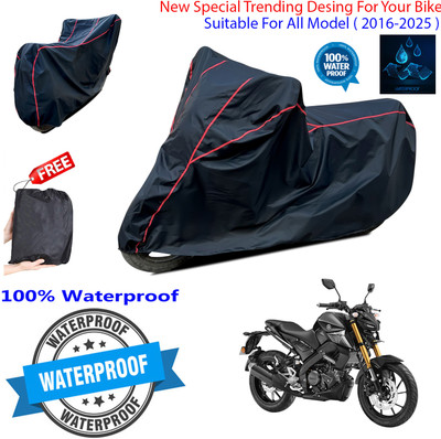 OliverX Waterproof Two Wheeler Cover for Yamaha(MT 15 New, Black)