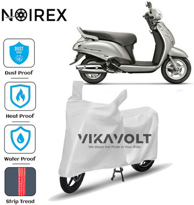NOIREX Waterproof Two Wheeler Cover for Suzuki(Access 125, Silver)