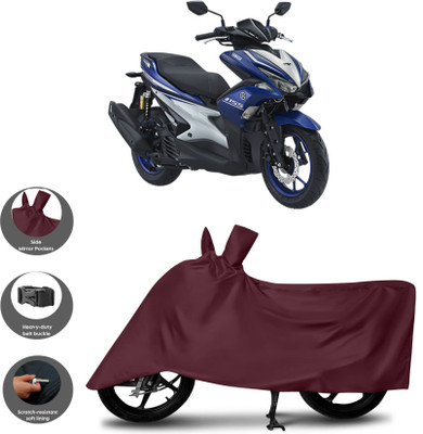 WMIZEXA Waterproof Two Wheeler Cover for Yamaha(Aerox 155 Maxi, Maroon)